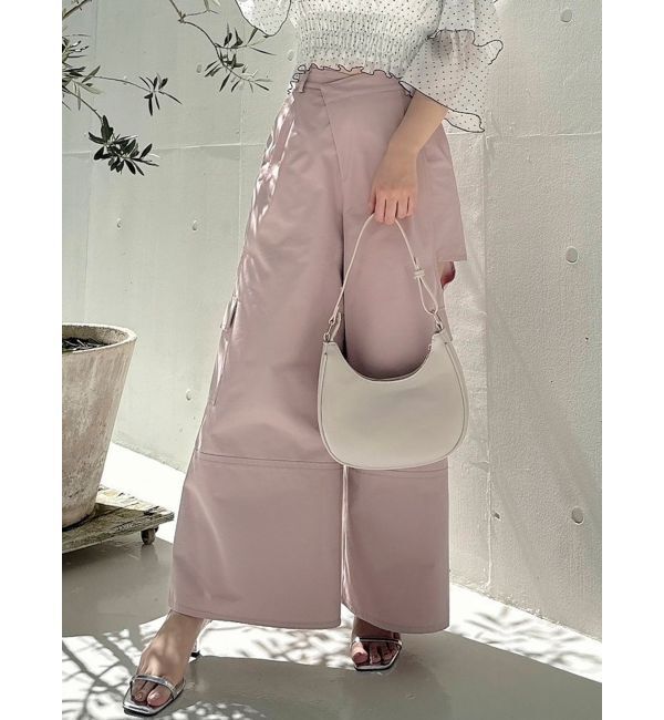 dazzlin「サイドオープンカーゴワイドパンツ」|その他|ピンク