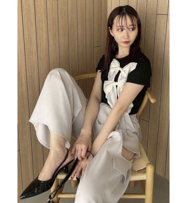 dazzlin「bonbonリボンTシャツ」|Tシャツ・カットソー|