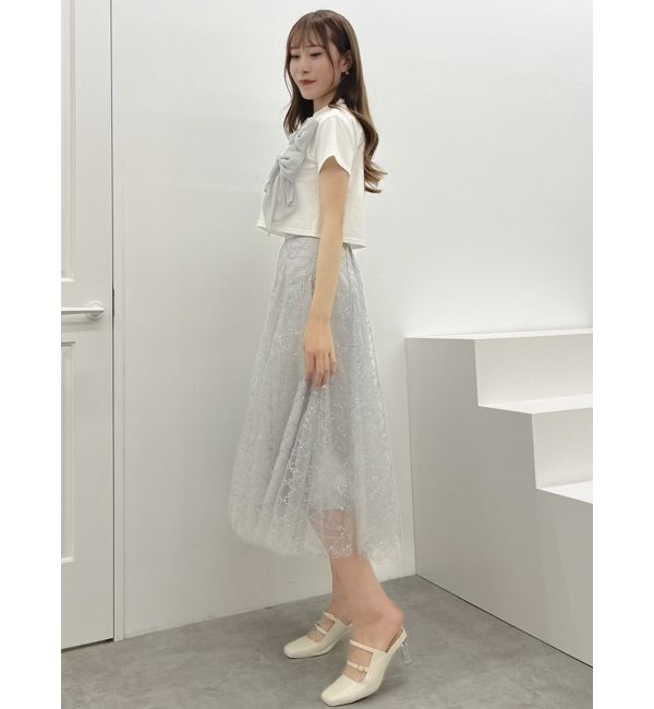 dazzlin「bonbonリボンTシャツ」|Tシャツ・カットソー|