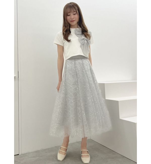 dazzlin「bonbonリボンTシャツ」|Tシャツ・カットソー|