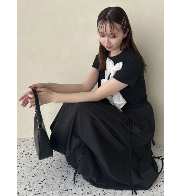 dazzlin「bonbonリボンTシャツ」|Tシャツ・カットソー|