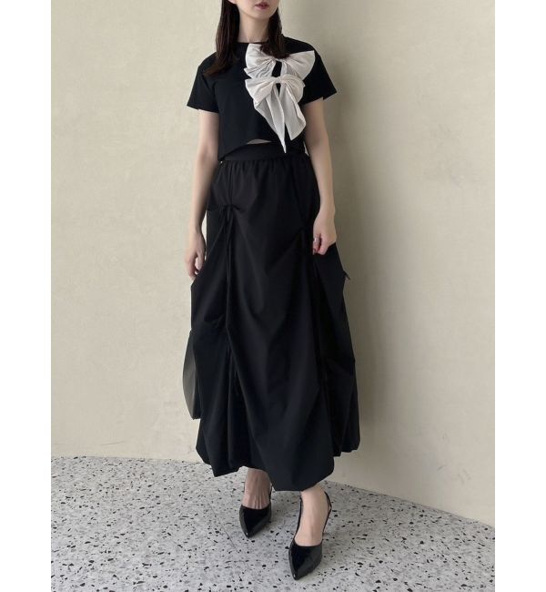 dazzlin「bonbonリボンTシャツ」|Tシャツ・カットソー|