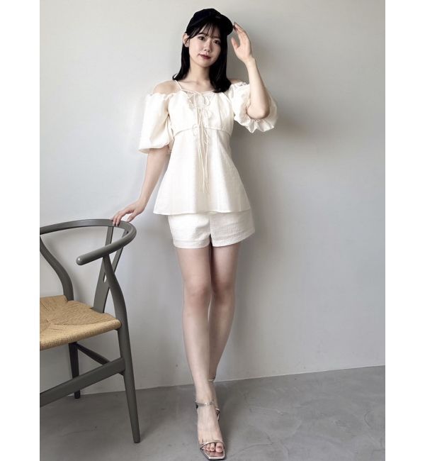 dazzlin「【SETUP】コンパクトジャカードショートパンツ※セットアップ対応」|その他|