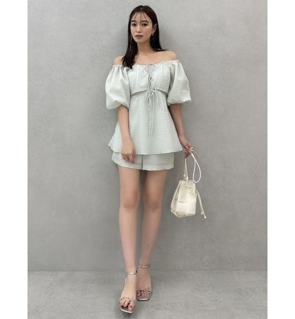 dazzlin「【SETUP】コンパクトジャカードショートパンツ※セットアップ対応」|その他|