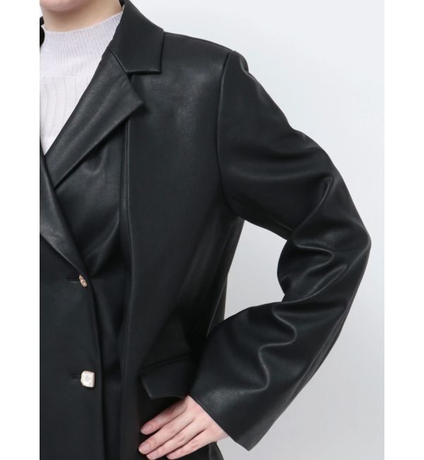 dazzlin「【SETUP】ダブルボタンケープツイードジャケット※セットアップ対応」|テーラードジャケット|