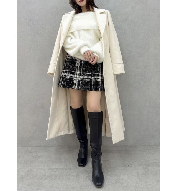 dazzlin「シャギーオフショルニットプルオーバー」|ニット・セーター|