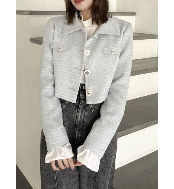 dazzlin「【セットアップ対応】2WAYスリーブツイードジャケット」|その他|