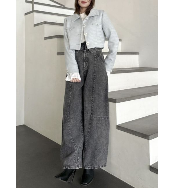 dazzlin「【セットアップ対応】2WAYスリーブツイードジャケット」|その他|