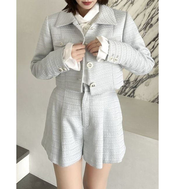 dazzlin「【セットアップ対応】2WAYスリーブツイードジャケット」|その他|