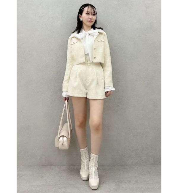 dazzlin「【セットアップ対応】2WAYスリーブツイードジャケット」|その他|