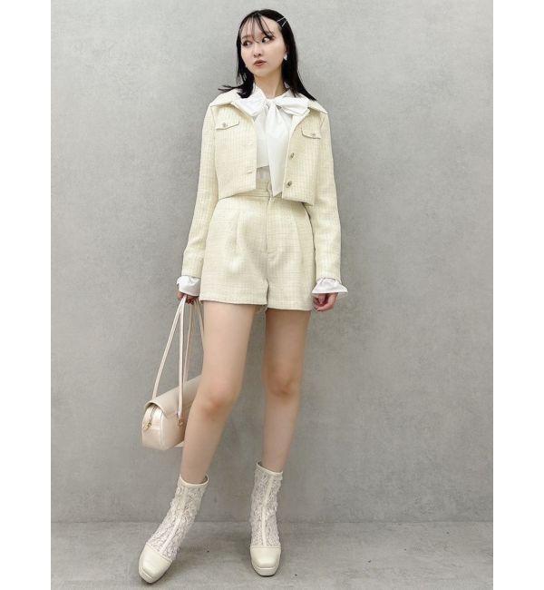 dazzlin「【セットアップ対応】2WAYスリーブツイードジャケット」|その他|