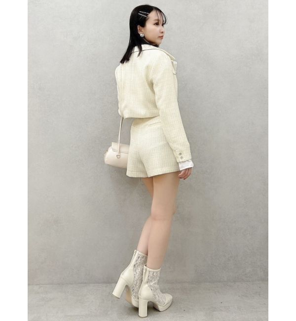 dazzlin「【セットアップ対応】2WAYスリーブツイードジャケット」|その他|