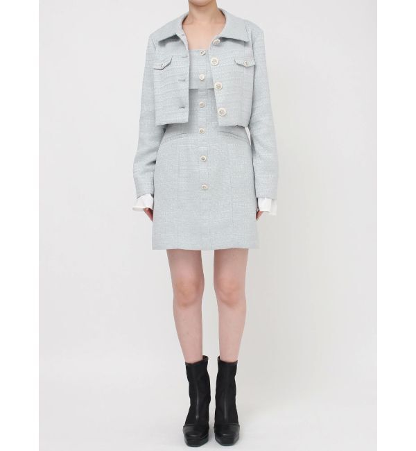 dazzlin「【セットアップ対応】2WAYスリーブツイードジャケット」|その他|