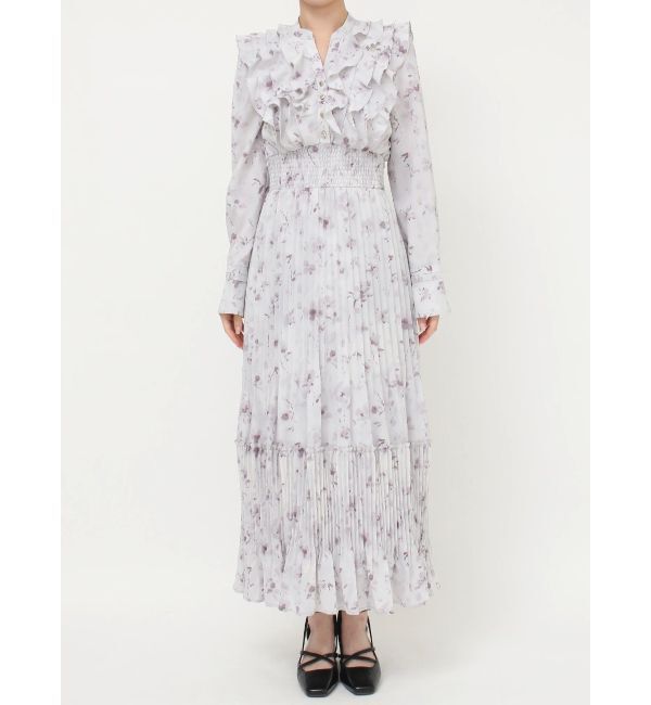 dazzlin「フラワープリーツワンピース」|ワンピース|