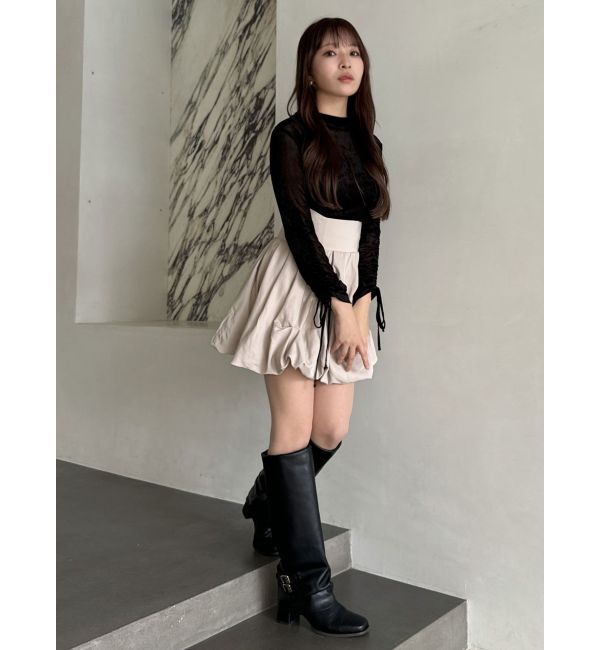 dazzlin「シアーベロアトップス」|Tシャツ・カットソー|