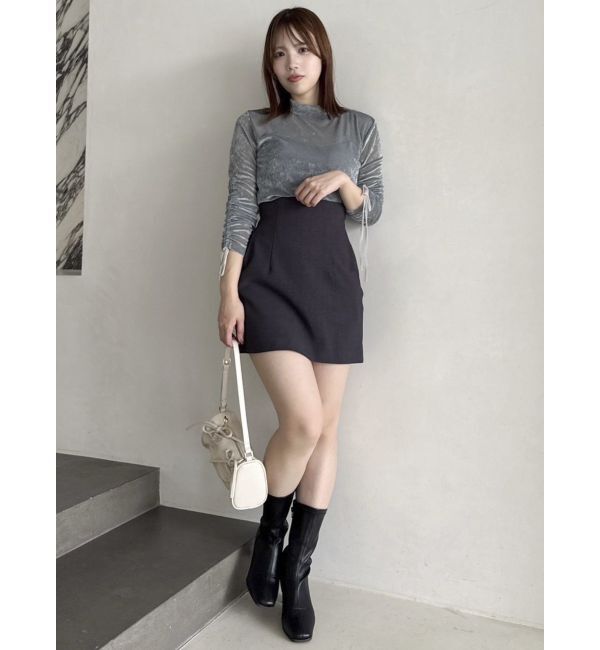 dazzlin「シアーベロアトップス」|Tシャツ・カットソー|