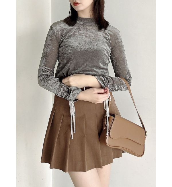 dazzlin「シアーベロアトップス」|Tシャツ・カットソー|