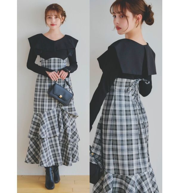 dazzlin「アシメマーメイドコルセットワンピース」|ワンピース|