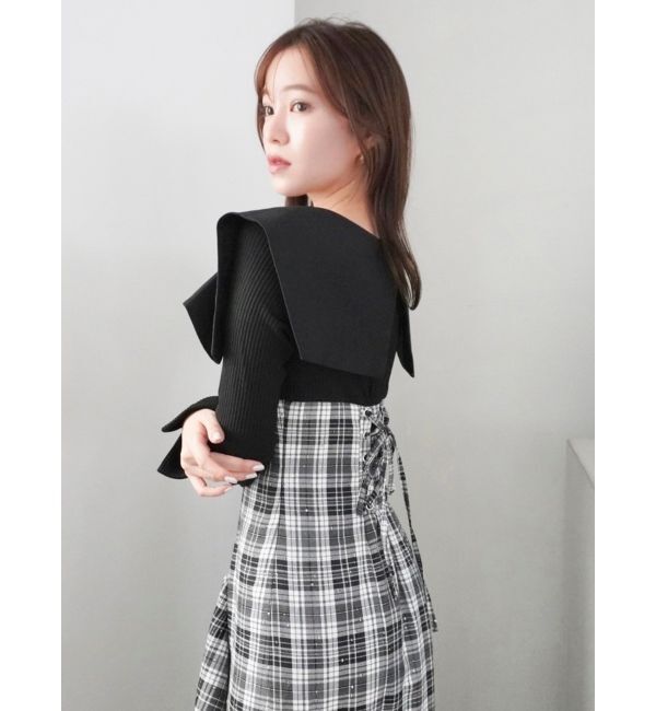 dazzlin「アシメマーメイドコルセットワンピース」|ワンピース|