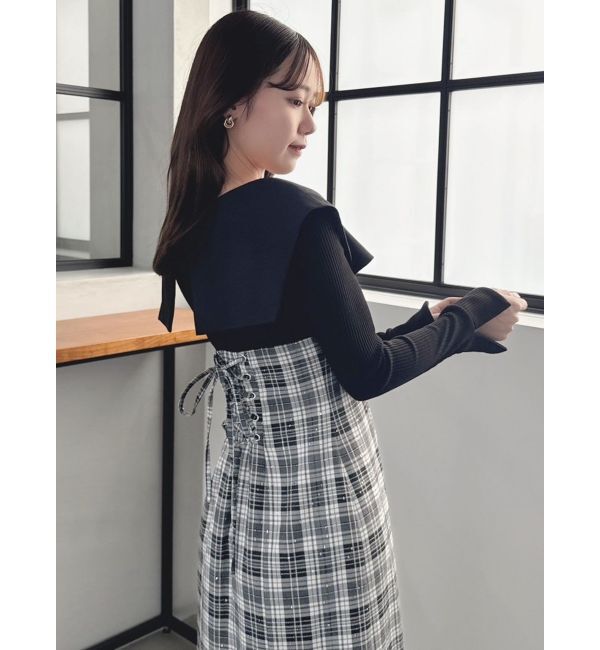 dazzlin「アシメマーメイドコルセットワンピース」|ワンピース|