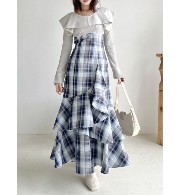 dazzlin「アシメマーメイドコルセットワンピース」|ワンピース|