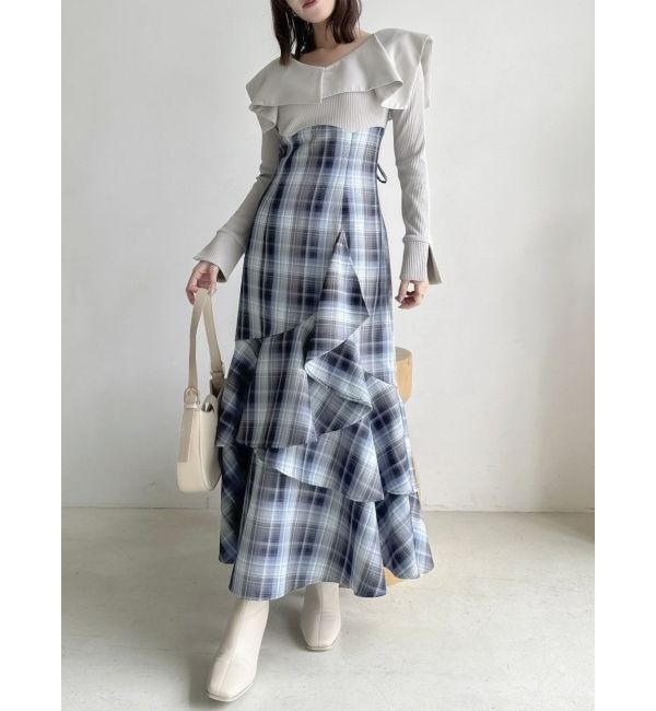 dazzlin「アシメマーメイドコルセットワンピース」|ワンピース|