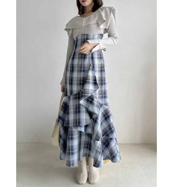 dazzlin「アシメマーメイドコルセットワンピース」|ワンピース|