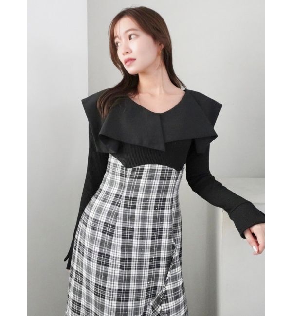 dazzlin「アシメマーメイドコルセットワンピース」|ワンピース|