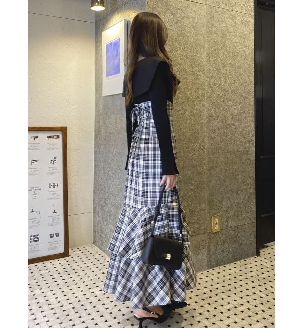 dazzlin「アシメマーメイドコルセットワンピース」|ワンピース|