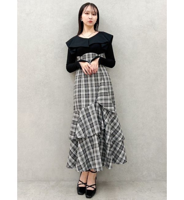 dazzlin「アシメマーメイドコルセットワンピース」|ワンピース|