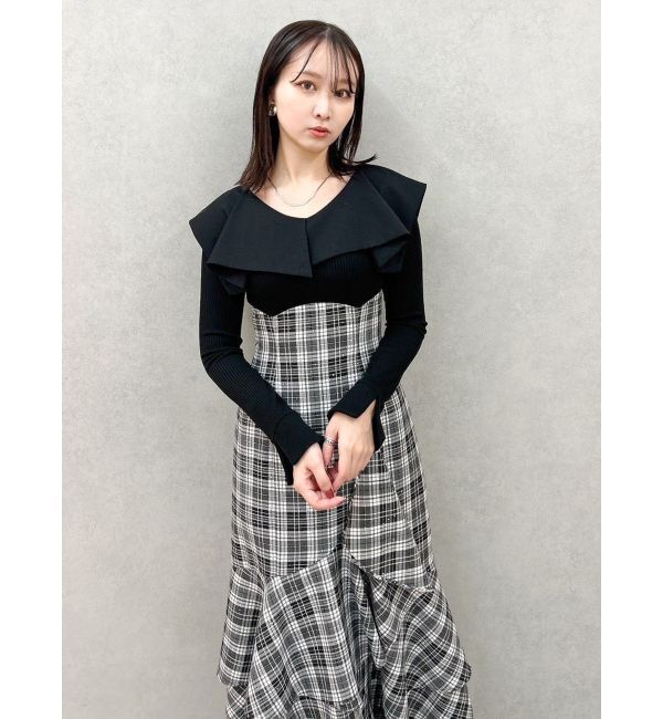 dazzlin「アシメマーメイドコルセットワンピース」|ワンピース|