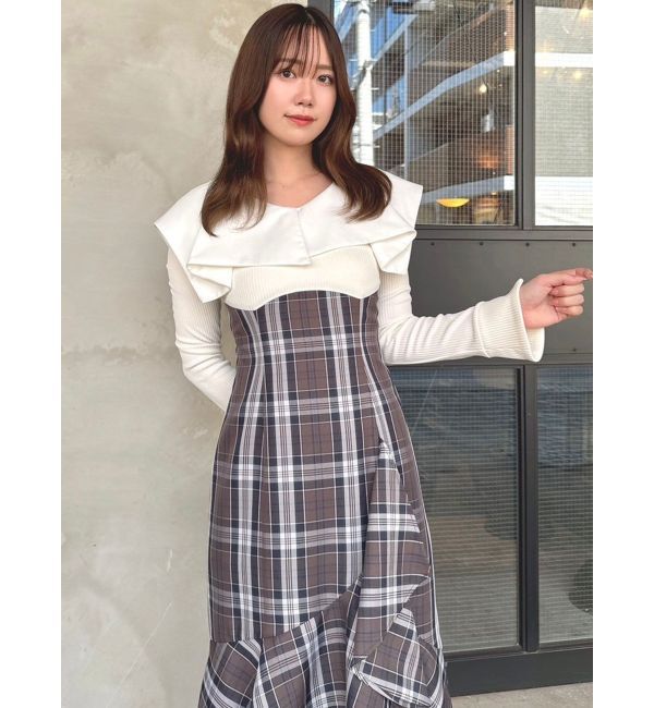 dazzlin「アシメマーメイドコルセットワンピース」|ワンピース|