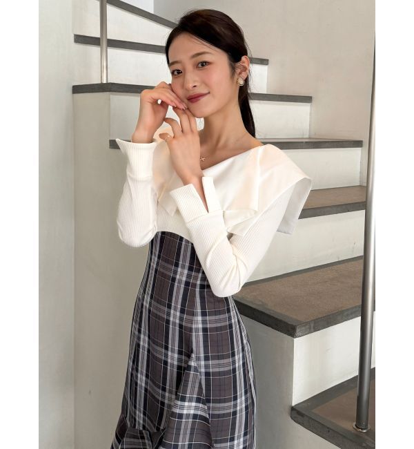 dazzlin「アシメマーメイドコルセットワンピース」|ワンピース|