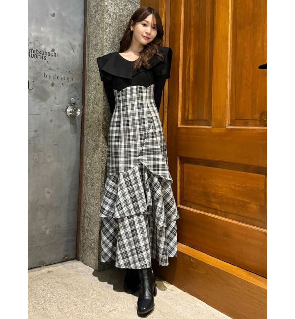 dazzlin「アシメマーメイドコルセットワンピース」|ワンピース|