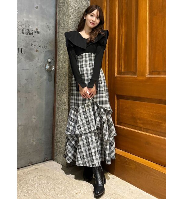 dazzlin「アシメマーメイドコルセットワンピース」|ワンピース|