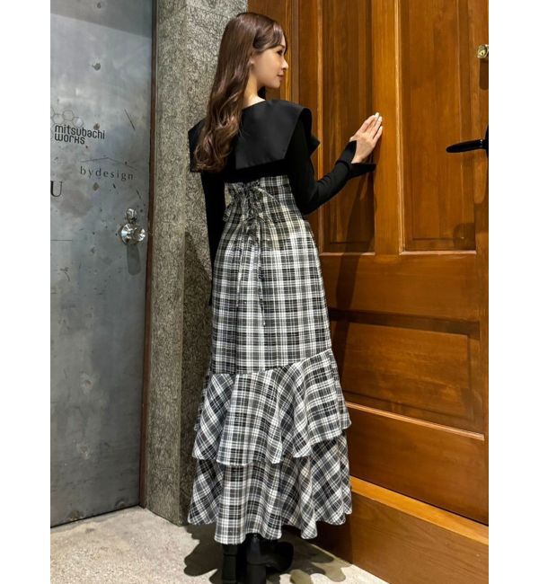 dazzlin「アシメマーメイドコルセットワンピース」|ワンピース|