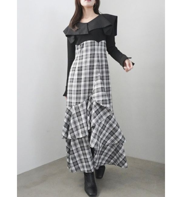 dazzlin「アシメマーメイドコルセットワンピース」|ワンピース|