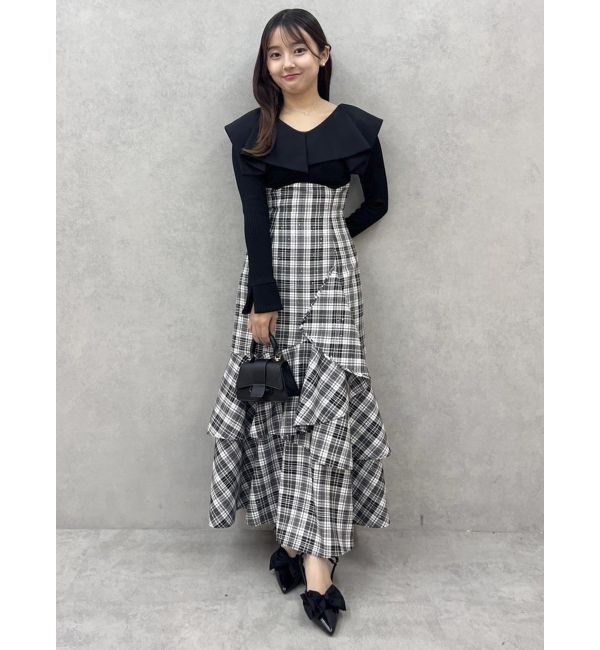 dazzlin「アシメマーメイドコルセットワンピース」|ワンピース|