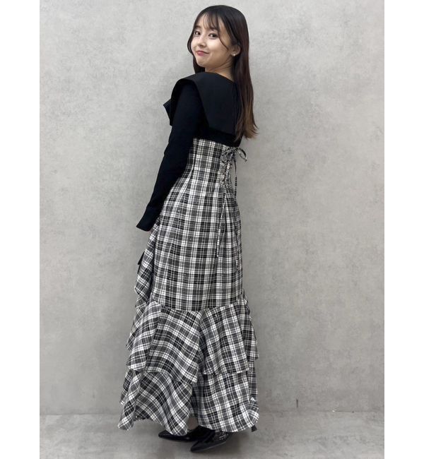 dazzlin「アシメマーメイドコルセットワンピース」|ワンピース|