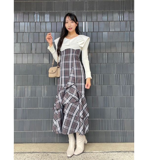 dazzlin「アシメマーメイドコルセットワンピース」|ワンピース|