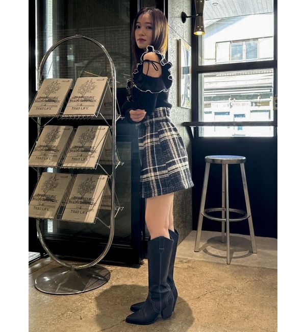 dazzlin「バリエコンパクトミニスカート」|スカート|