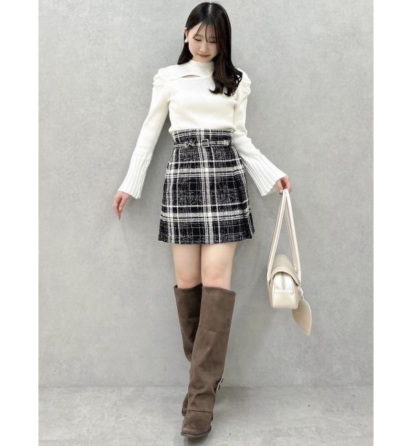 dazzlin「バリエコンパクトミニスカート」|スカート|