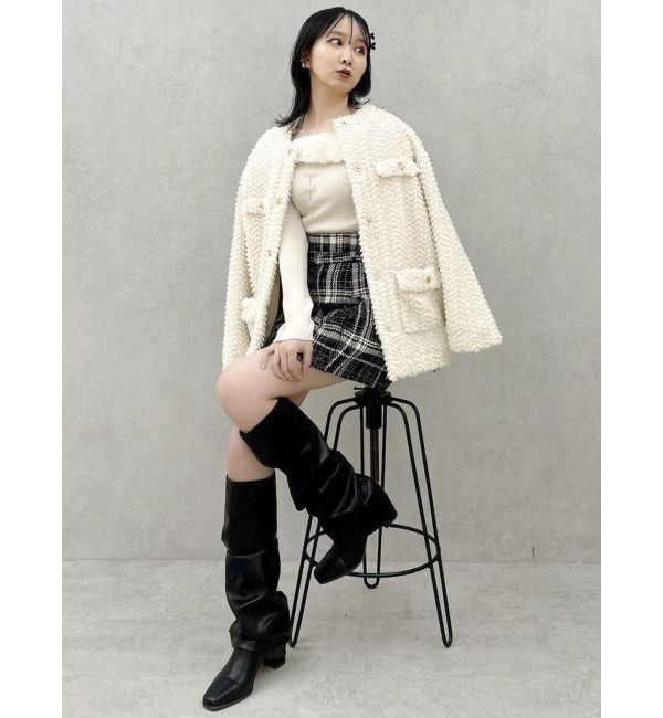 dazzlin「バリエコンパクトミニスカート」|スカート|