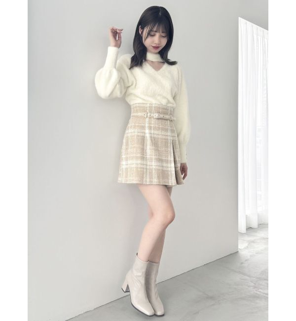 dazzlin「バリエコンパクトミニスカート」|スカート|