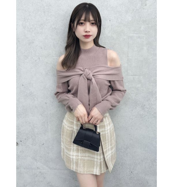 dazzlin「バリエコンパクトミニスカート」|スカート|