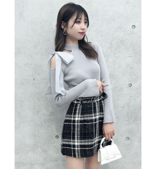 dazzlin「バリエコンパクトミニスカート」|スカート|