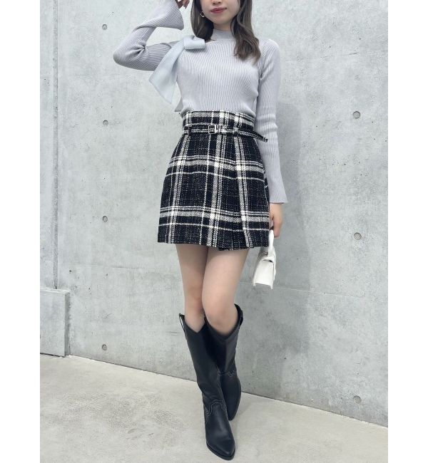 dazzlin「バリエコンパクトミニスカート」|スカート|