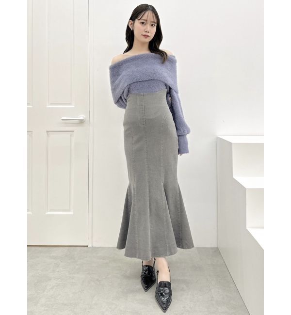 dazzlin「バックレースアップスイッチングマーメイドスカート」|スカート|