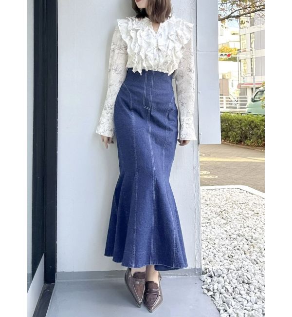 dazzlin「バックレースアップスイッチングマーメイドスカート」|スカート|