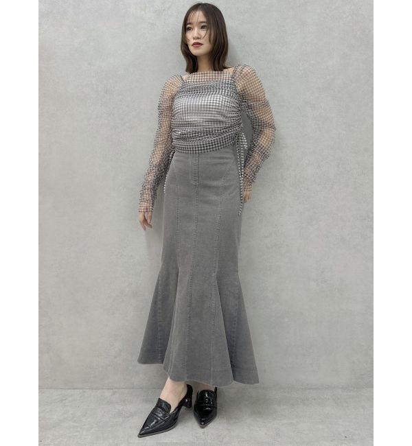 dazzlin「バックレースアップスイッチングマーメイドスカート」|スカート|